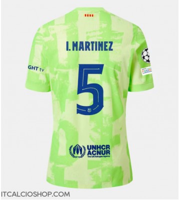Barcelona Inigo Martinez #5 Terza Maglia 2024-25 Manica Corta